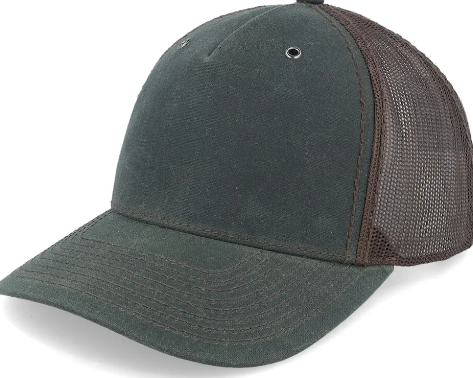 112wh Hawthorne Split Burnt Red/Charcoal Trucker - Richardson