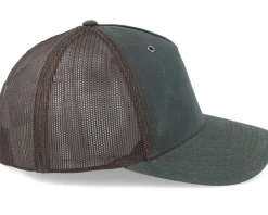 112wh Hawthorne Split Dark Olive/Coffee Trucker - Richardson