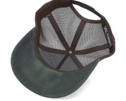 112wh Hawthorne Split Dark Olive/Coffee Trucker - Richardson