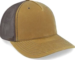 112wh Hawthorne Split Whiskey/Brown Trucker - Richardson