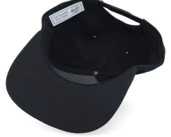 Whaler 6 Panel Cap Black Snapback - Herschel