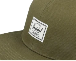Whaler 6 Panel Cap Ivy Green Snapback - Herschel