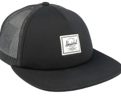 Whaler Mesh Black Classic Logo Trucker - Herschel