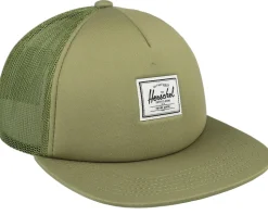 Whaler Mesh Classic Logo Dried Herb Trucker - Herschel