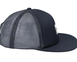 Whaler Mesh Classic Logo Black Classic Label Snapback - Herschel