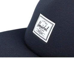 Whaler Mesh Classic Logo Black Classic Label Snapback - Herschel