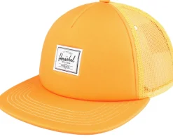 Whaler Mesh Classic Logo Safety Orange Trucker - Herschel