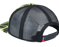 Whaler Mesh Neon Grid Black Trucker - Herschel