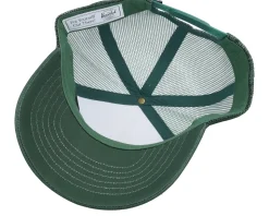 Whaler Tall Mesh Shop Cap Green/White/Yellow A-Frame Trucker - Herschel