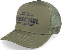 Whaler Tall Mesh Shop Cap Ivy Green A-Frame Trucker - Herschel