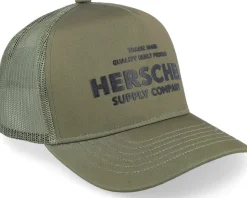 Whaler Tall Mesh Shop Cap Ivy Green A-Frame Trucker - Herschel