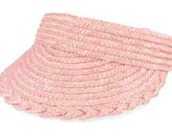 Wheat Braid Pink Visor - Seeberger
