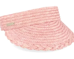 Wheat Braid Pink Visor - Seeberger