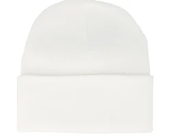 White Cuff Blank Beanie - Beechfield