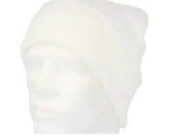 White Cuff Blank Beanie - Beechfield