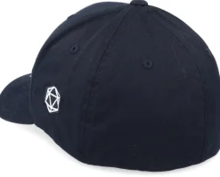 White Dragon D20 Black Flexfit - Critiql Hit