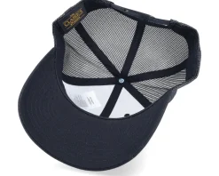 White Fish Hook Logo Black Trucker - Skillfish