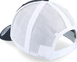 White Fish Hook Logo Black/White Trucker - Skillfish