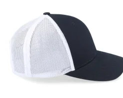White Fish Hook Logo Black/White Trucker - Skillfish