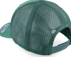 White Fish Hook Logo Evergreen Trucker - Skillfish