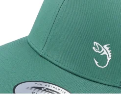 White Fish Hook Logo Evergreen Trucker - Skillfish