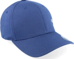 White Fish Hook Logo Navy Flexfit - Skillfish