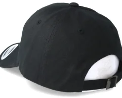 White Logo Black Dad Cap Adjustable - Sneakers