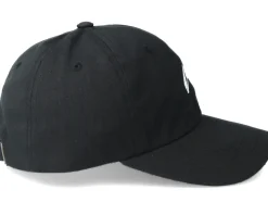 White Logo Black Dad Cap Adjustable - Sneakers