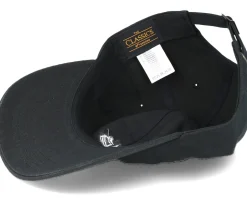 White Logo Black Dad Cap Adjustable - Sneakers