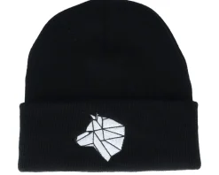 White Paper Wolf Black Cuff - Origami