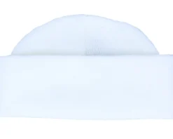 White Short Blank Beanie - Beechfield