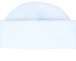White Short Blank Beanie - Beechfield