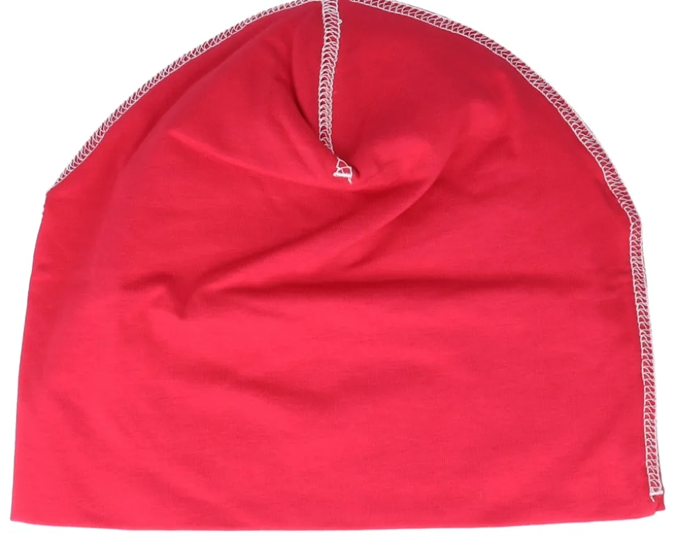 White/Black Hemsedal Cotton Beanie - Beechfield