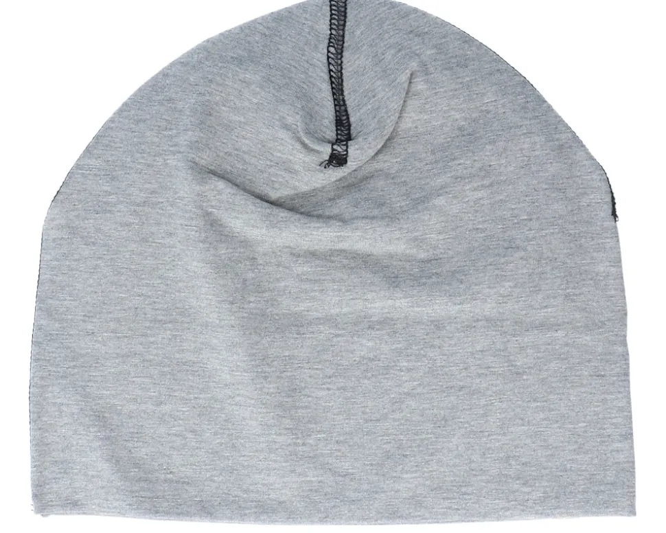 White/Black Hemsedal Cotton Beanie - Beechfield