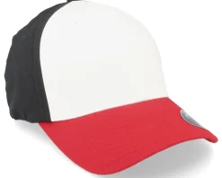 White/Red/Black 3-tone Flexfit - Flexfit