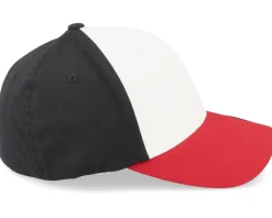 White/Red/Black 3-tone Flexfit - Flexfit