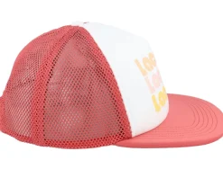 White/Sierra Red Trucker - Lacoste