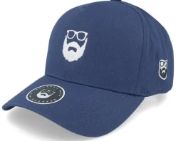 Wild Beard Movember A-Frame Navy Adjustable - Bearded Man