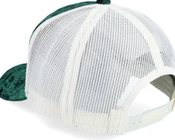 Wild Horses Velvet Green/Ivory A-frame Trucker - Calza Pennello
