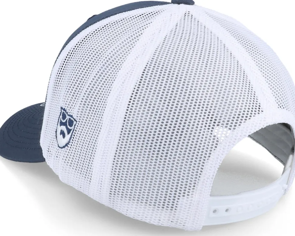 Wild Life Axe Logo 2-tone Navy/White Trucker - Bearded Man