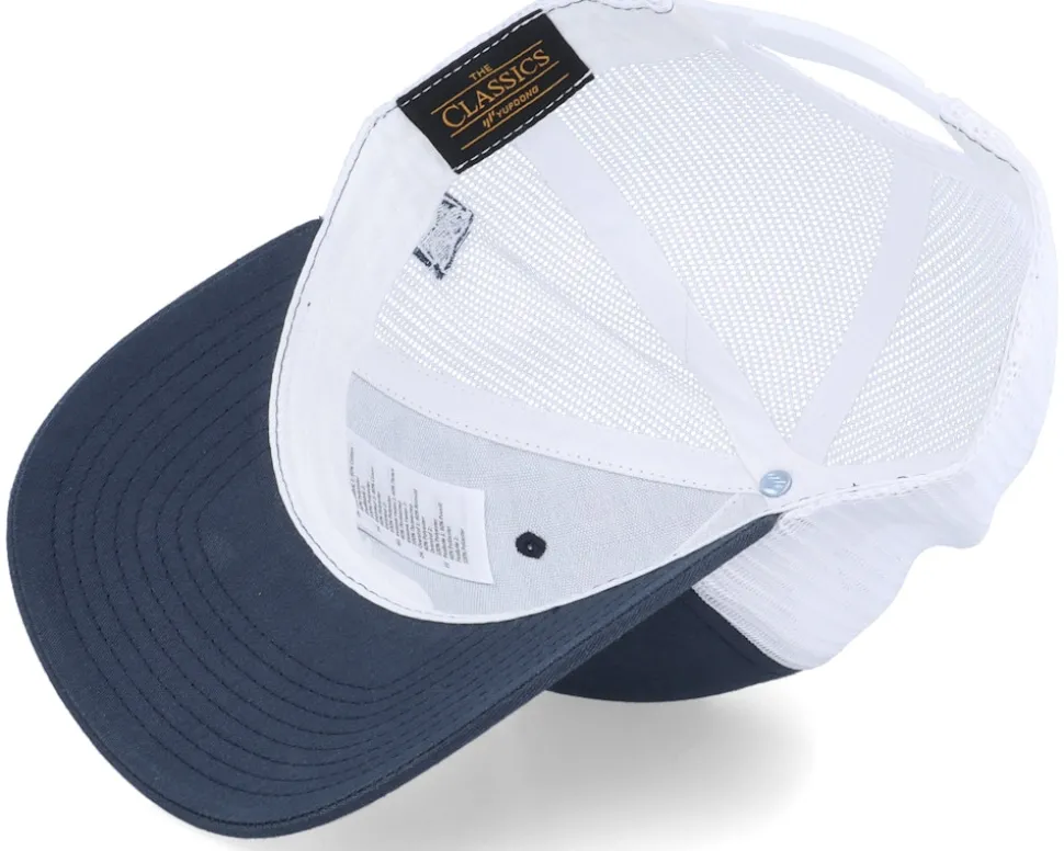 Wild Life Axe Logo 2-tone Navy/White Trucker - Bearded Man