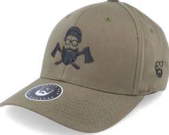 Wild Life Axe Logo 2-tone Navy/White Trucker - Bearded Man