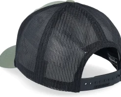 Wildlife Eagle Big Patch Loden/Black Rope A-Frame Trucker - Wild Spirit