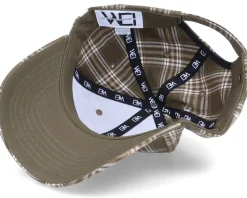 WILLA Tweed Olive/Beige High Crown Adjustable - Wei