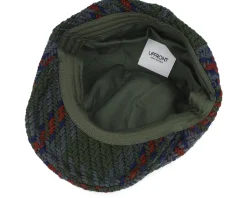 Willey Checked Sixpence Army Flat Cap - Upfront