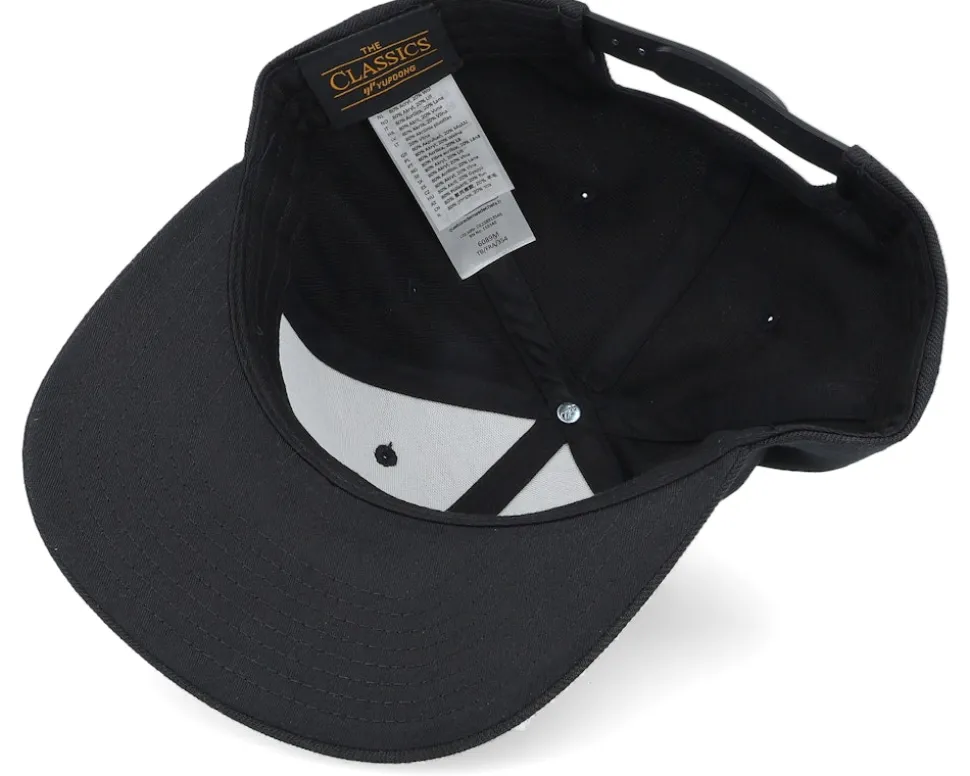 Windrose Mountain Brown Patch Black Snapback - Wild Spirit