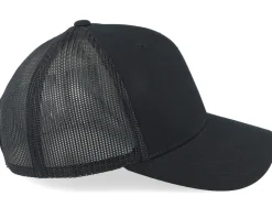 Windrose Mountain Brown Patch Black Trucker - Wild Spirit