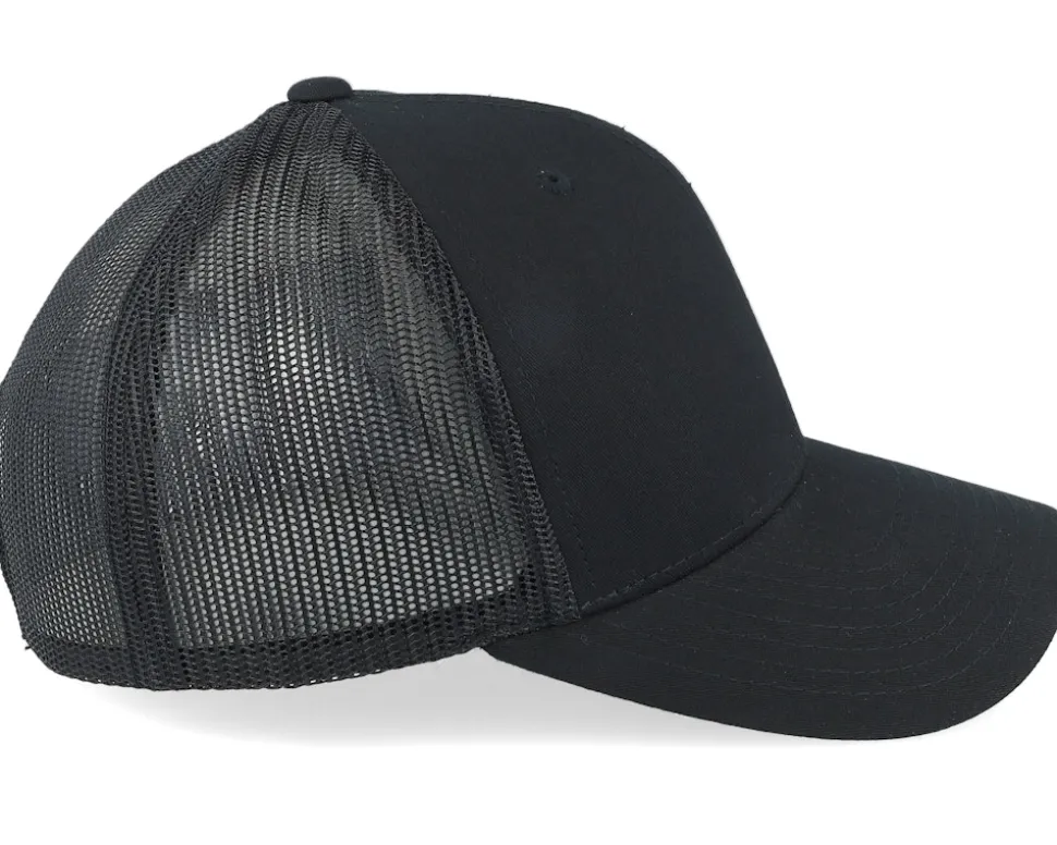 Windrose Mountain Brown Patch Black Trucker - Wild Spirit