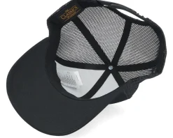 Windrose Mountain Brown Patch Black Trucker - Wild Spirit