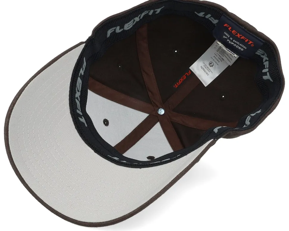 Windrose Mountain Brown Patch Brown Flexfit - Wild Spirit